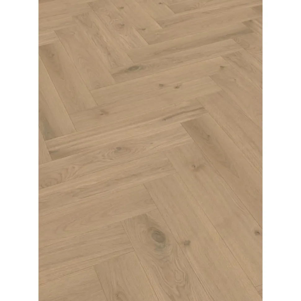 Kalanruotoparketti Meister PS500 Authentic Off-White Oak, ultramattalakattu, harjattu