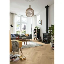 Kalanruotoparketti Meister PS500 Authentic Off-White Oak, ultramattalakattu, harjattu