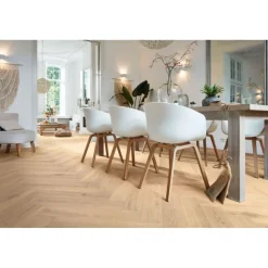 Kalanruotoparketti Meister PS500 Authentic Off-White Oak, ultramattalakattu, harjattu
