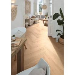 Kalanruotoparketti Meister PS500 Authentic Off-White Oak, ultramattalakattu, harjattu