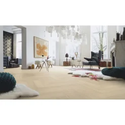 Kalanruotoparketti Meister PS500 Authentic Off-White Oak, ultramattalakattu, harjattu