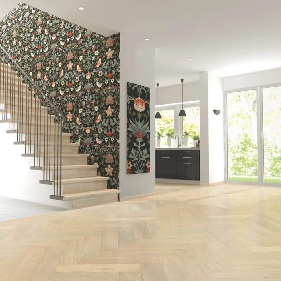 Kalanruotoparketti Pergo Saltholm Light Herringbone Oak, ekstramattalakattu