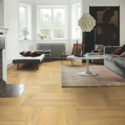 Kalanruotoparketti Pergo Saltholm Natural Herringbone Oak, ekstramattalakattu