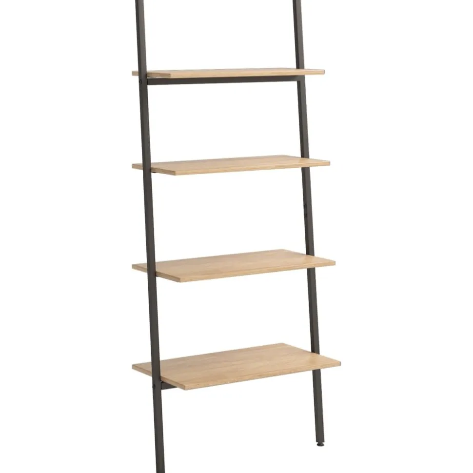 Kalteva hylly, 64x34x116-186cm, eri kokoja ja värejä
