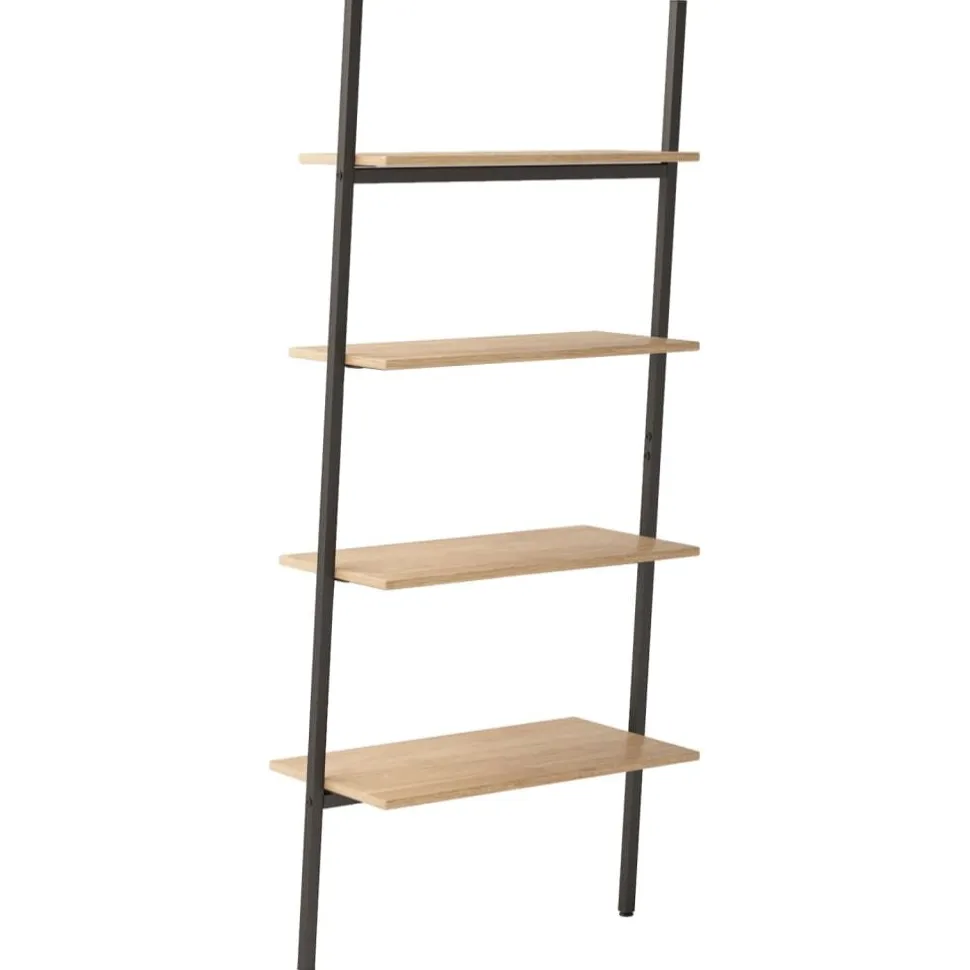 Kalteva hylly, 64x34x116-186cm, eri kokoja ja värejä