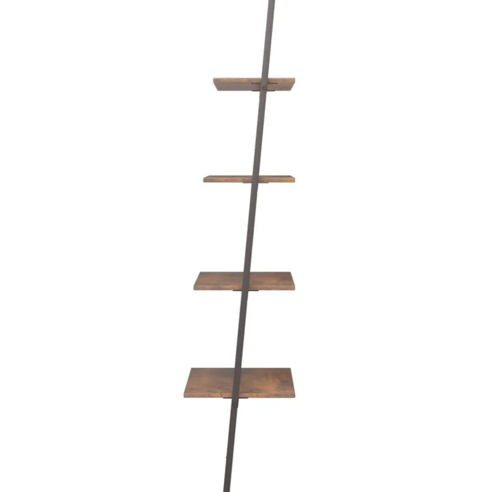 Kalteva hylly, 64x34x116-186cm, eri kokoja ja värejä
