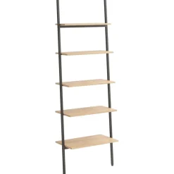 Kalteva hylly, 64x34x116-186cm, eri kokoja ja värejä
