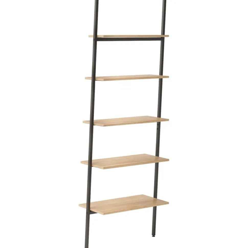 Kalteva hylly, 64x34x116-186cm, eri kokoja ja värejä
