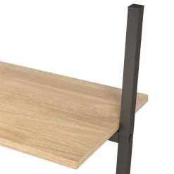 Kalteva hylly, 64x34x116-186cm, eri kokoja ja värejä