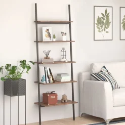 Kalteva hylly, 64x34x116-186cm, eri kokoja ja värejä