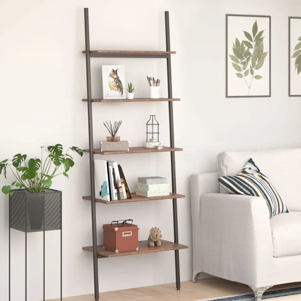 Kalteva hylly, 64x34x116-186cm, eri kokoja ja värejä