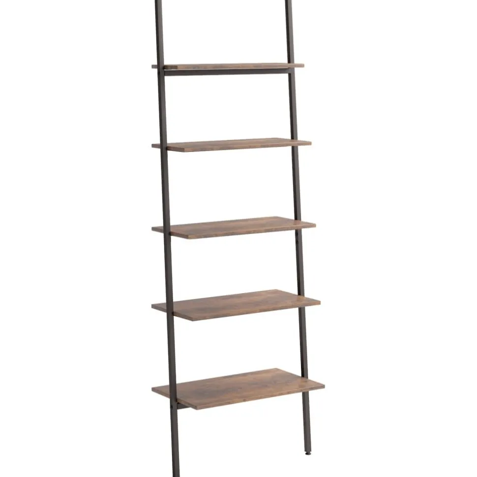 Kalteva hylly, 64x34x116-186cm, eri kokoja ja värejä