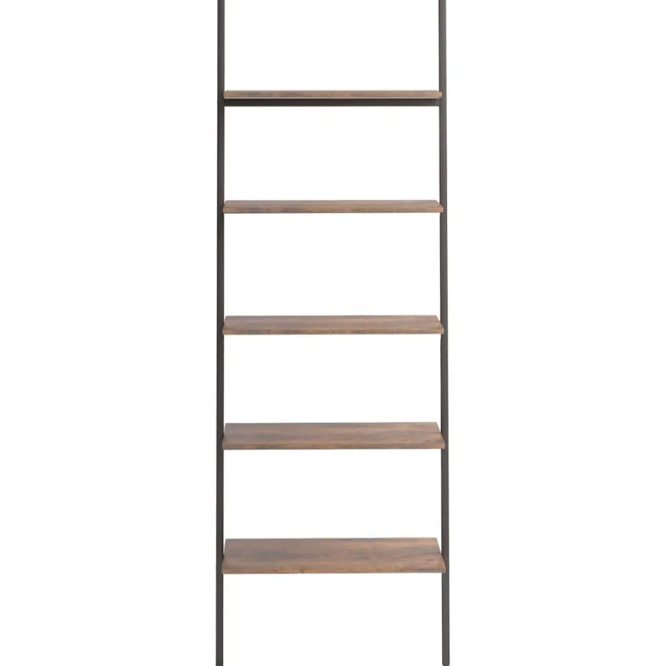 Kalteva hylly, 64x34x116-186cm, eri kokoja ja värejä