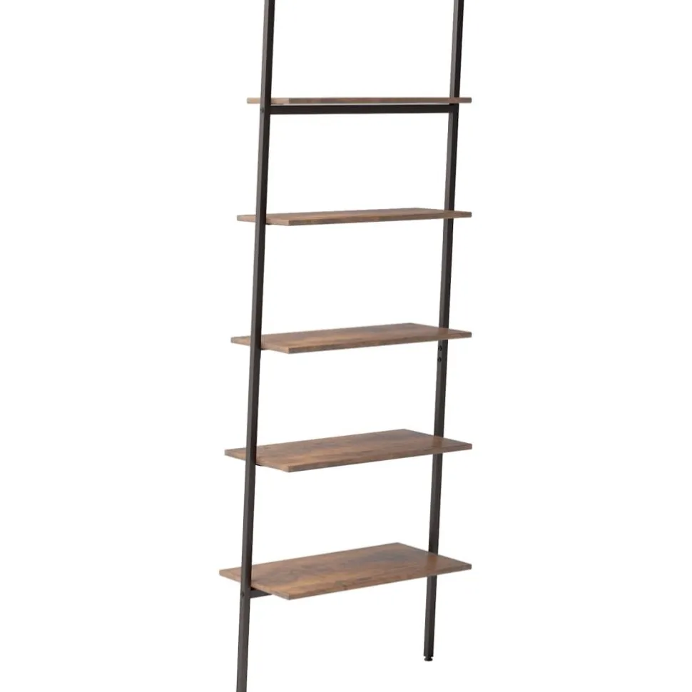 Kalteva hylly, 64x34x116-186cm, eri kokoja ja värejä