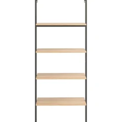 Kalteva hylly, 64x34x120-185cm, eri kokoja ja värejä