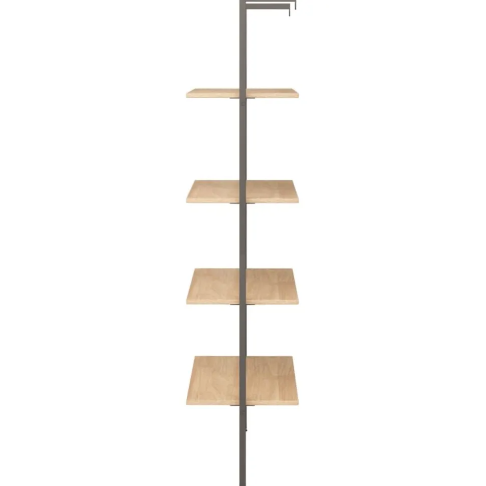 Kalteva hylly, 64x34x120-185cm, eri kokoja ja värejä