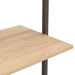 Kalteva hylly, 64x34x120-185cm, eri kokoja ja värejä