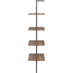Kalteva hylly, 64x34x120-185cm, eri kokoja ja värejä