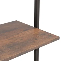 Kalteva hylly, 64x34x120-185cm, eri kokoja ja värejä