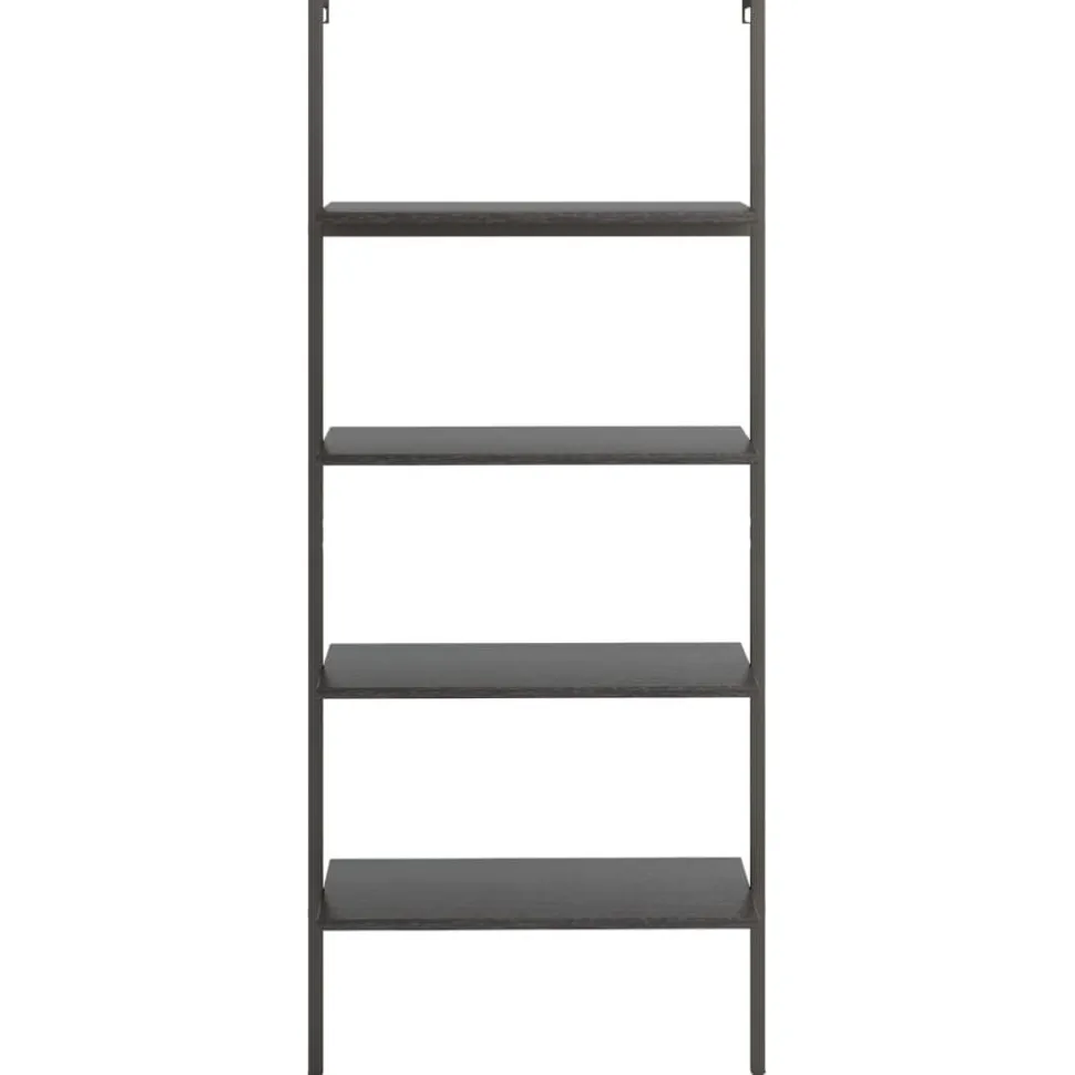 Kalteva hylly, 64x34x120-185cm, eri kokoja ja värejä
