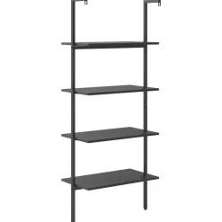 Kalteva hylly, 64x34x120-185cm, eri kokoja ja värejä