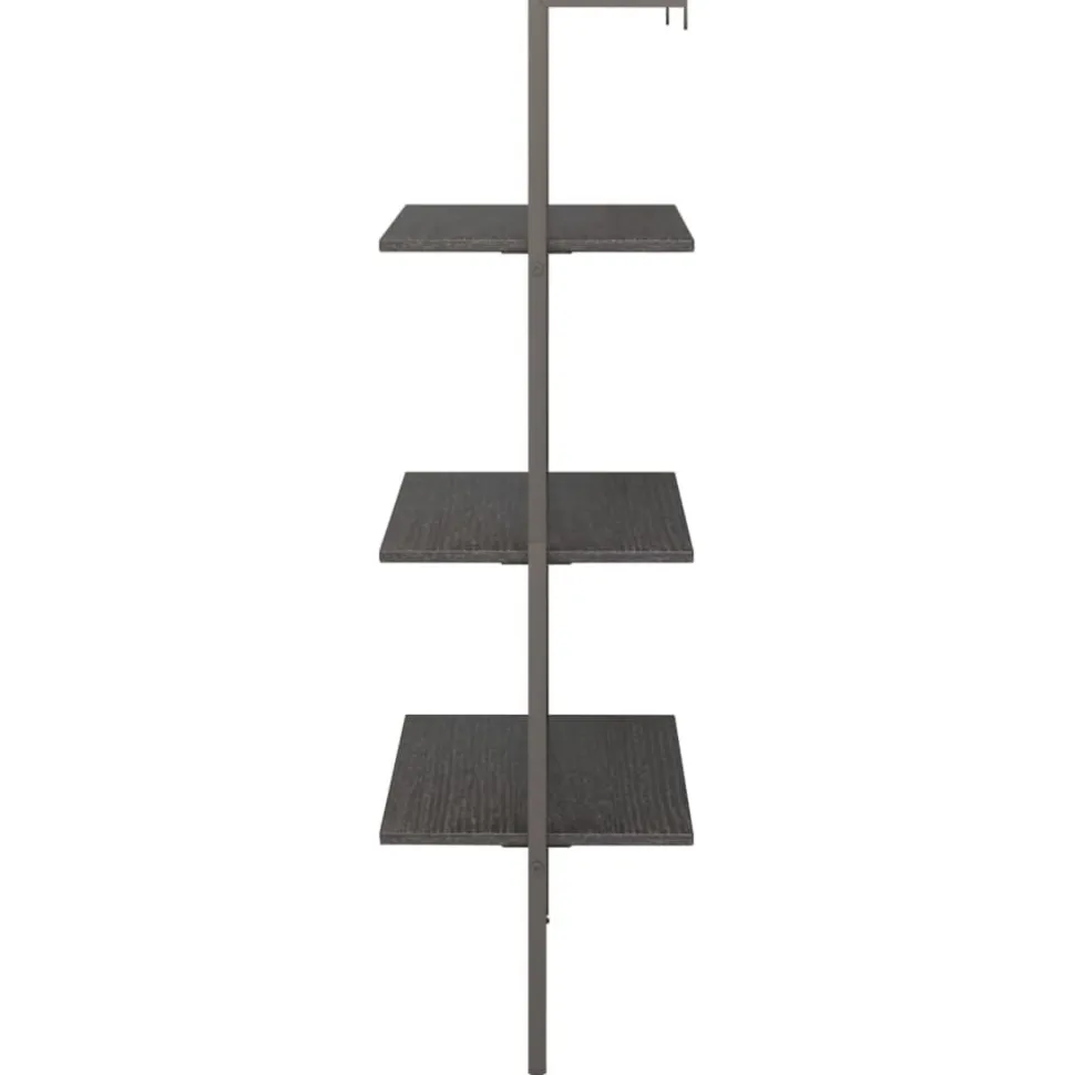 Kalteva hylly, 64x34x120-185cm, eri kokoja ja värejä