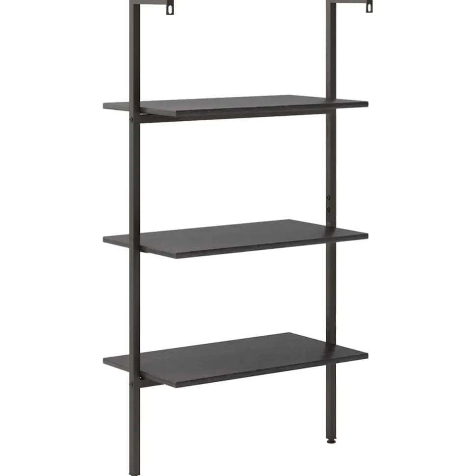 Kalteva hylly, 64x34x120-185cm, eri kokoja ja värejä
