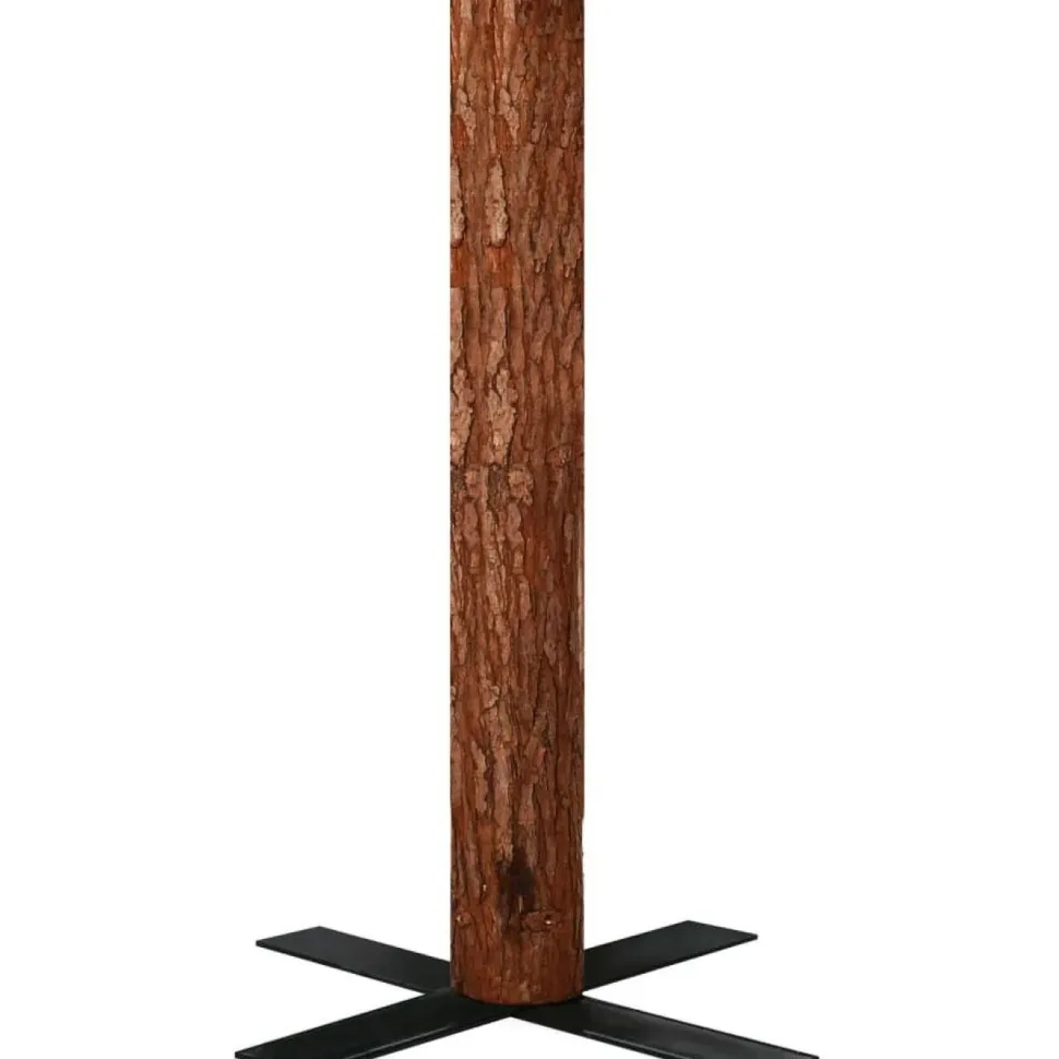 Kapea joulukuusi aidolla puulla ja lumella, vihreä, 210cm