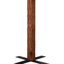 Kapea joulukuusi aidolla puulla ja lumella, vihreä, 150cm