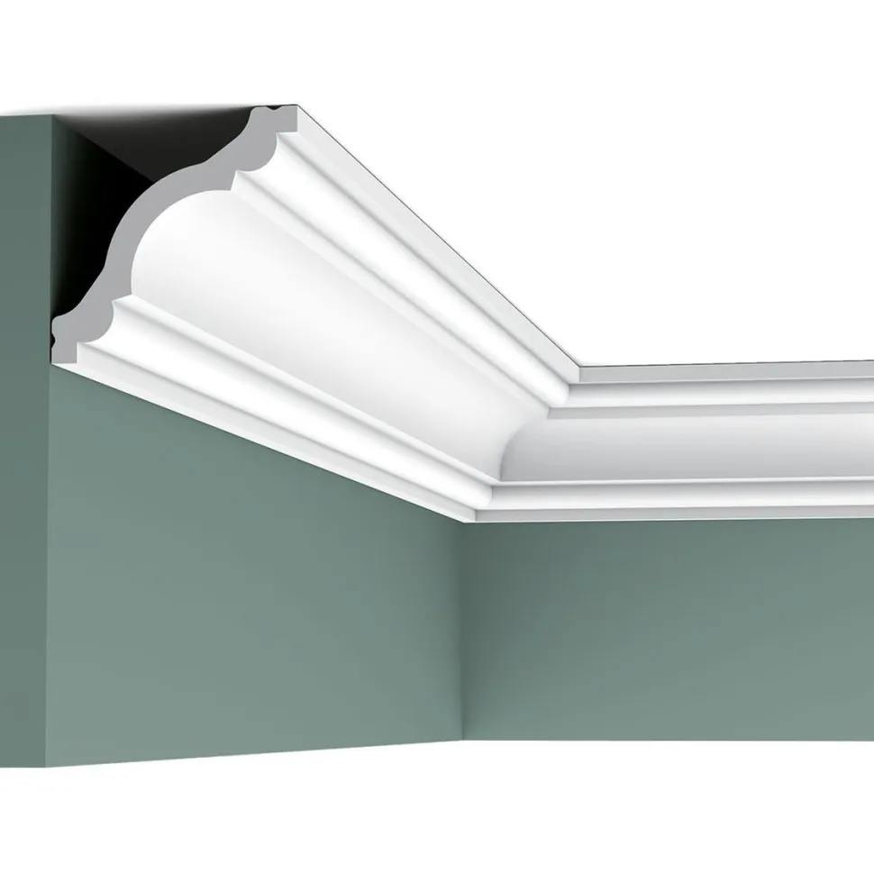 Kattolista Orac Decor CX123 80x80x2000 mm polystyreeni valkoinen