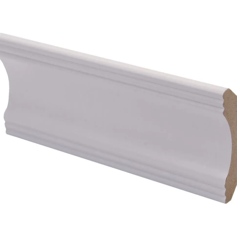 Kattolista Maler Smart Aura 42x42x2750mm MDF puolikiiltävä valkoinen