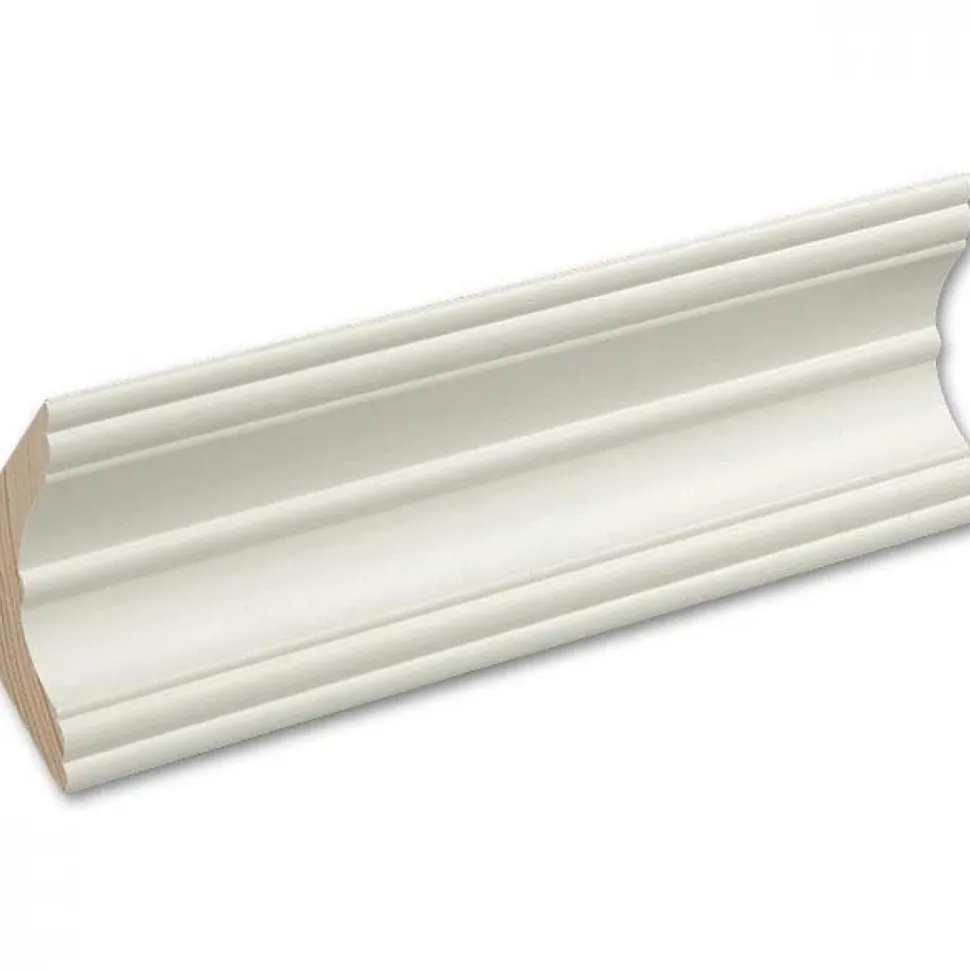 Kattolista Siparila Kinos 15x64x3600 mm puhtaanvalkoinen 5 kpl/pak