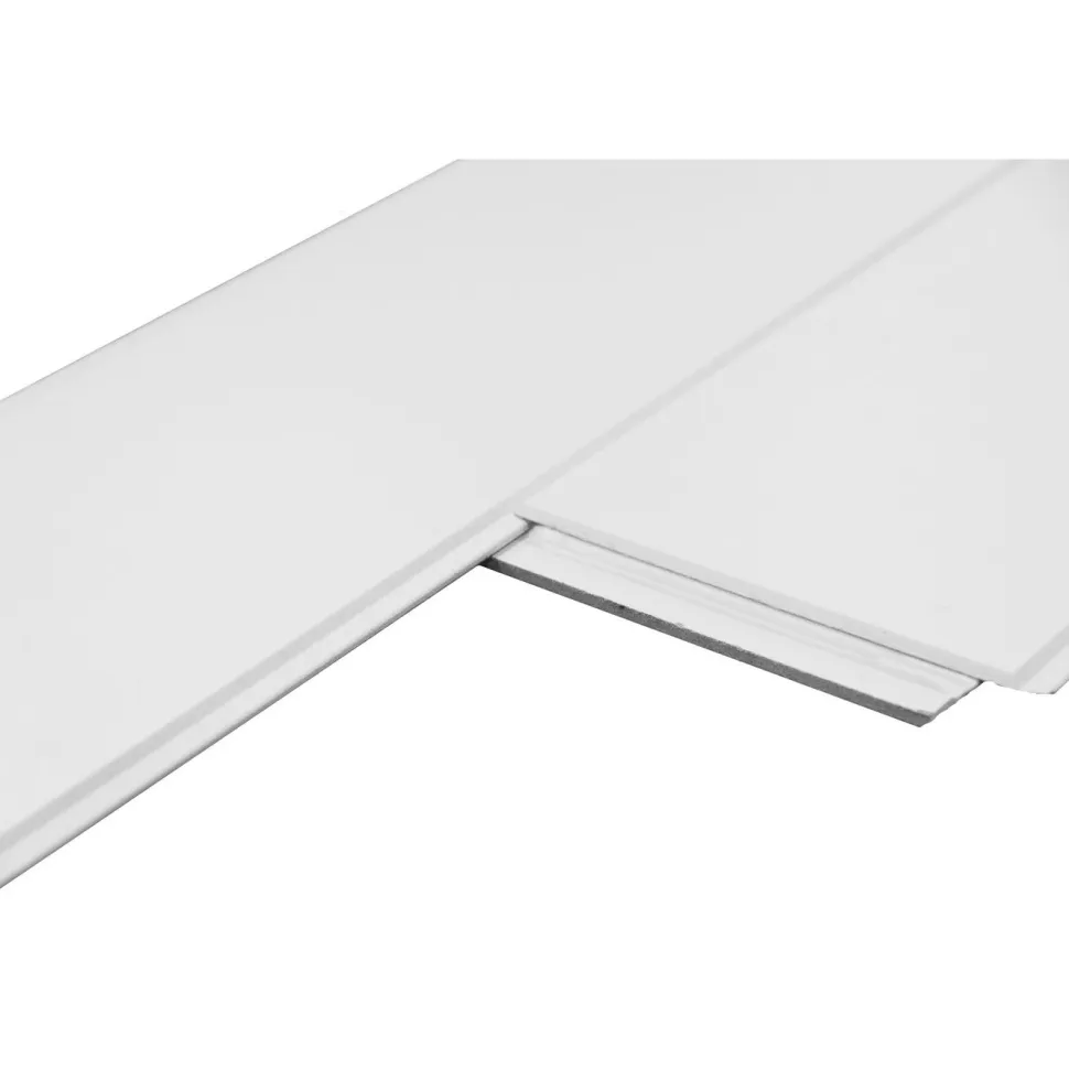 Katto-/seinäpaneeli Lundbergs 142x2420mm MDF valkoinen 8kpl/pkt 2.4 m²