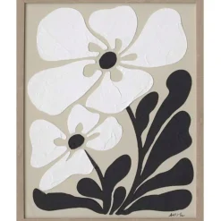 Kehystetty taulu Home4You 40x50 cm, kukat 2, monivärinen