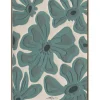 Kehystetty taulu Home4You 60x80 cm, vihreät kukat