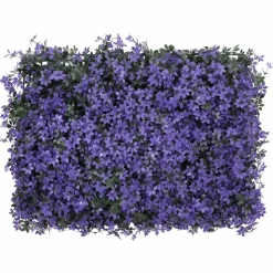 Keinotekoinen lehtiaita 24 kpl violetti 40x60 cm (66643)