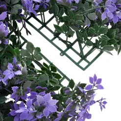 Keinotekoinen lehtiaita 24 kpl violetti 40x60 cm (66643)