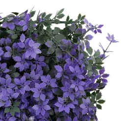 Keinotekoinen lehtiaita 24 kpl violetti 40x60 cm (66643)