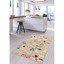 Keittiön matto Linento Coffee, 80x150cm, beige
