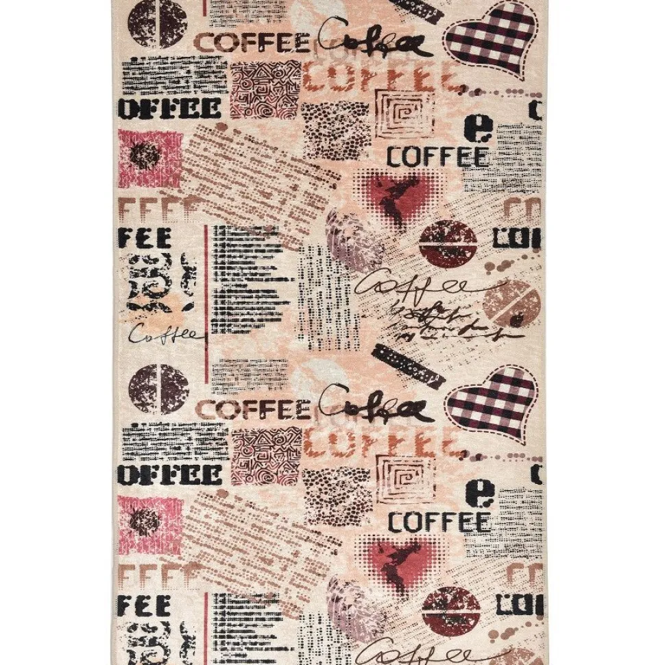 Keittiön matto Linento Coffee, 80x150cm, beige