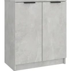 Kenkäkaappi betoninharmaa 59x35x70 cm tekninen puu (11425)