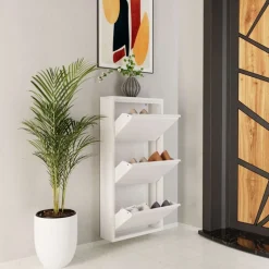 Kenkäkaappi Linento Furniture 3 Piece Metal, 50x103cm