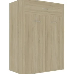 Kenkäkaappi sonoma-tammi 60x35x84 cm lastulevy
