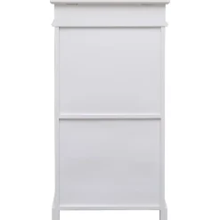 Kenkäkaappi valkoinen 50x28x98cm keisaripuu
