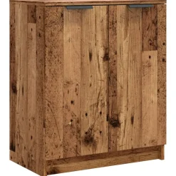 Kenkäkaappi vanha puu 59x35x70 cm tekninen puu (56989)