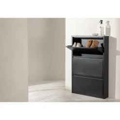 Kenkäkaappi Venture Home Bonito, 60x103cm, musta