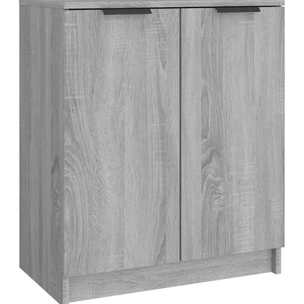 Kenkäteline harmaa Sonoma 59x35x70 cm tekninen puu (17103)