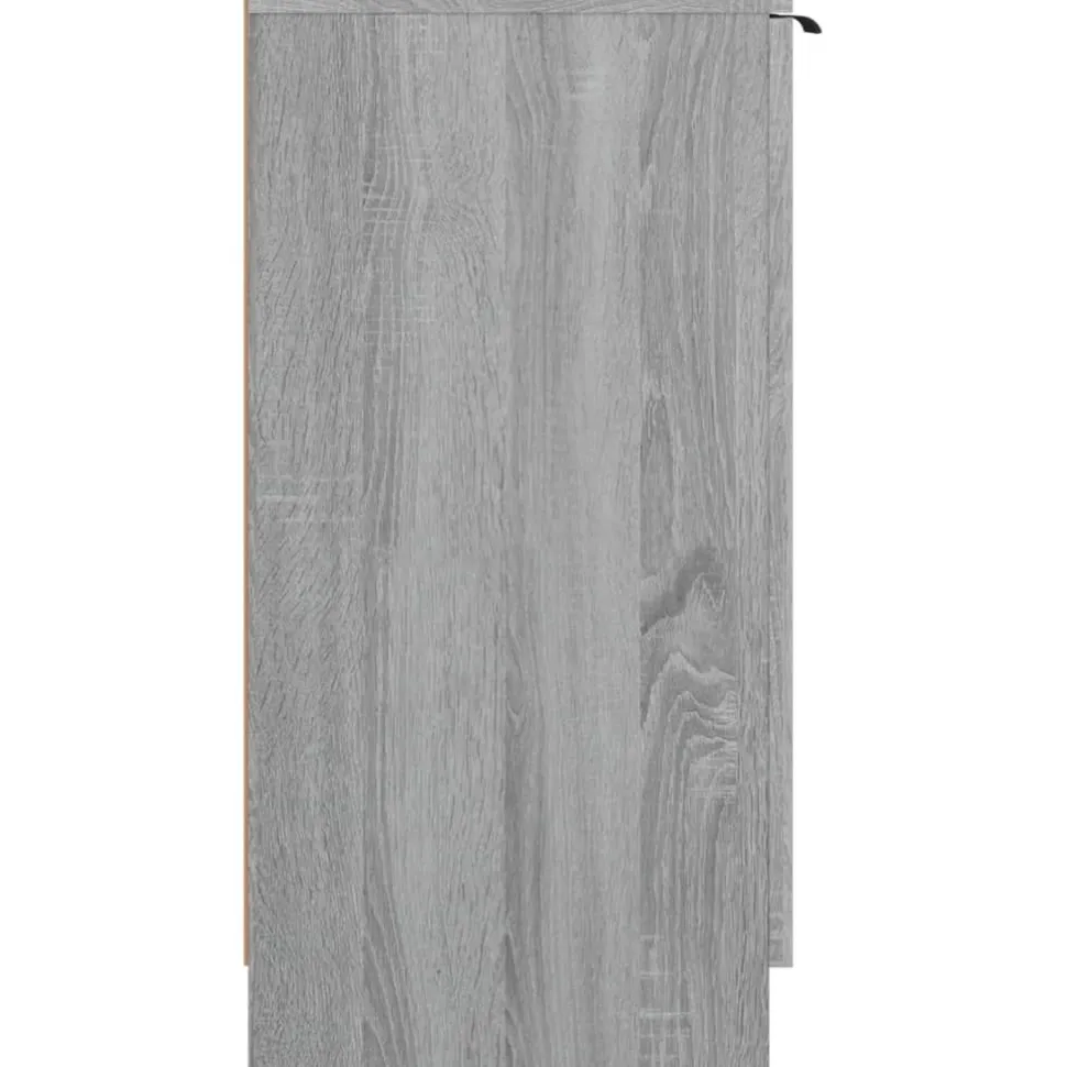 Kenkäteline harmaa Sonoma 59x35x70 cm tekninen puu (17103)