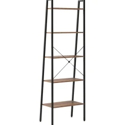 3-kerroksinen lattiahylly 56x35x108 cm vaaleanruskea/musta