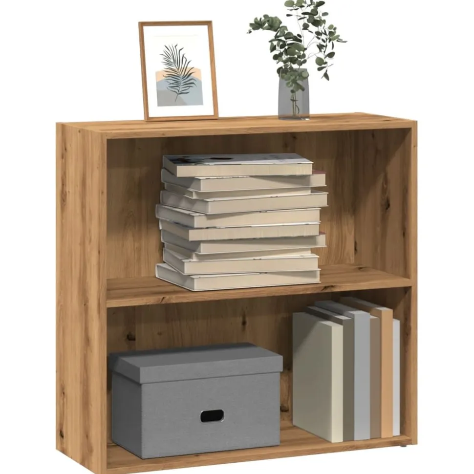 Kirjahylly artesaani tammi 80x30x77 cm tekninen puu (57930)